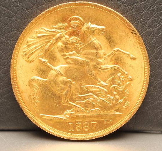 A VICTORIA £2 GOLD COIN Image