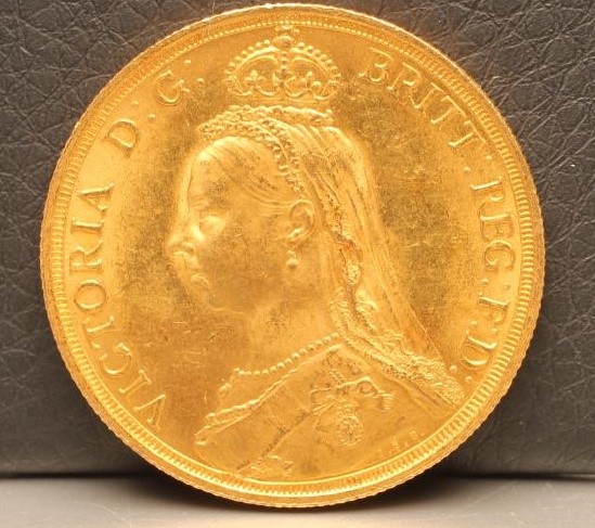 A VICTORIA £2 GOLD COIN Image