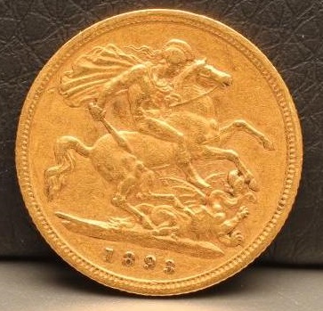 A VICTORIA GOLD HALF SOVEREIGN Image