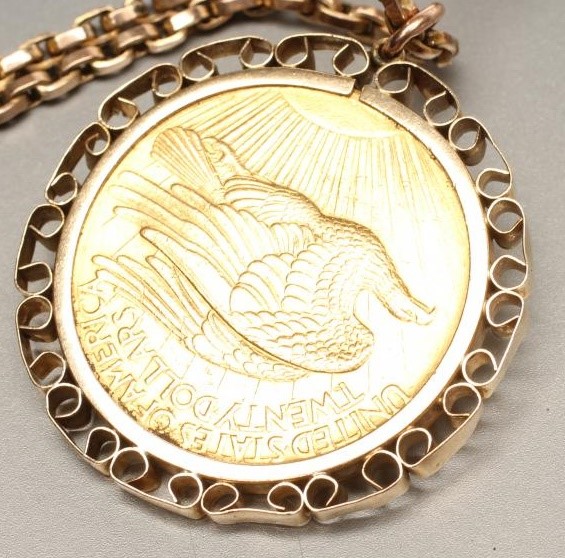 A UNITED STATES OF AMERICA LIBERTY GOLD TWENTY DOLLAR Image