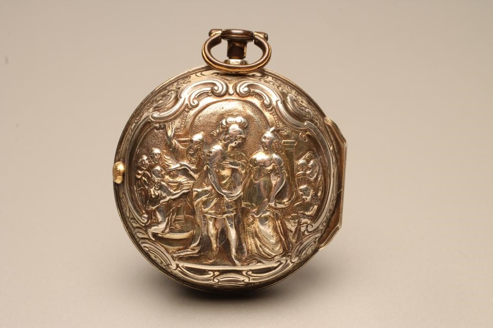 A GEORGE III PAIR CASED POCKET WATCH Image