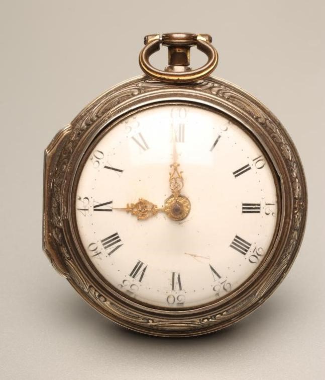 A GEORGE III PAIR CASED POCKET WATCH Image