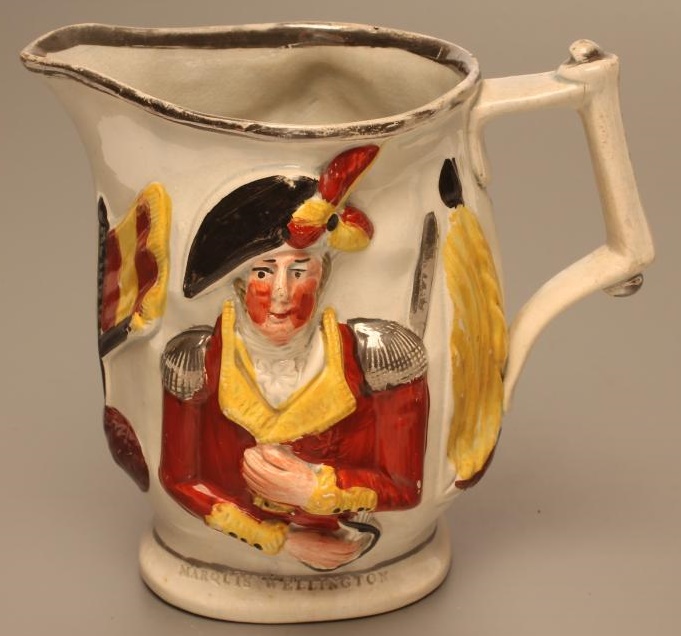 OF MILITARY INTEREST - a pearlware jug Image