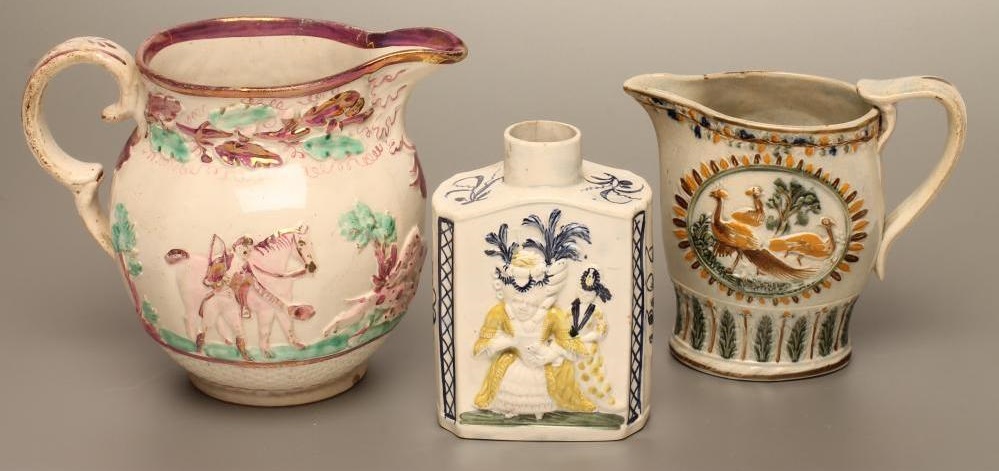 A PRATTWARE TEA CADDY Image