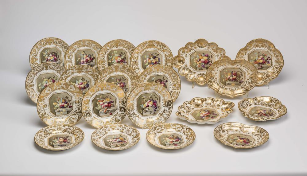 A DERBY PORCELAIN DESSERT SERVICE Image