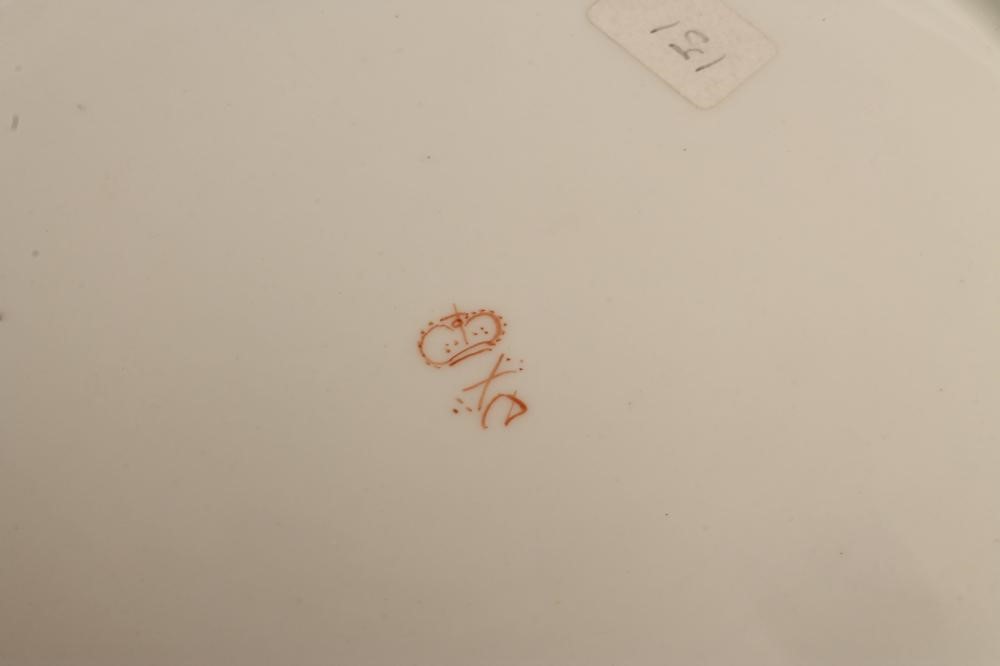 THREE ENGLISH PORCELAIN PLATES Image