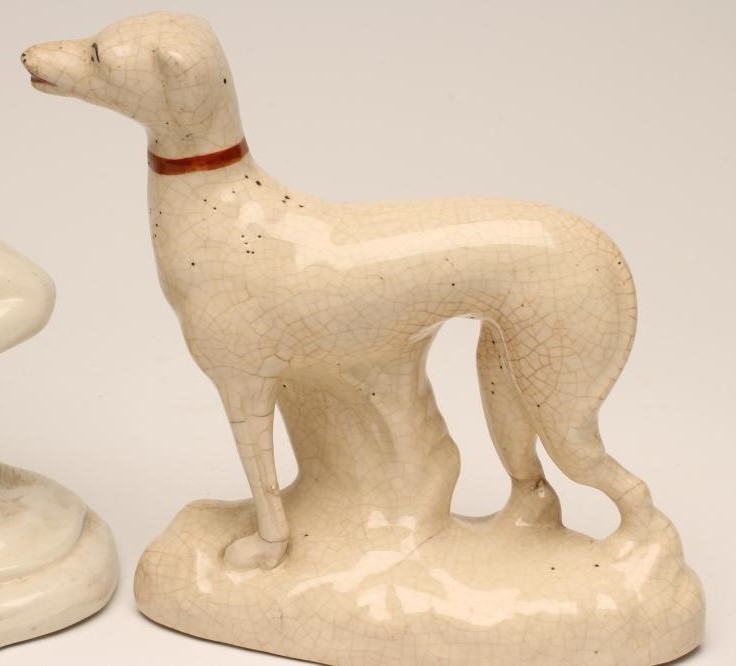 A VICTORIAN STAFFORDSHIRE POTTERY FLATBACK FIGURE Image