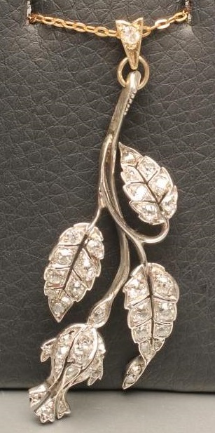 A VICTORIAN DIAMOND PENDANT Image