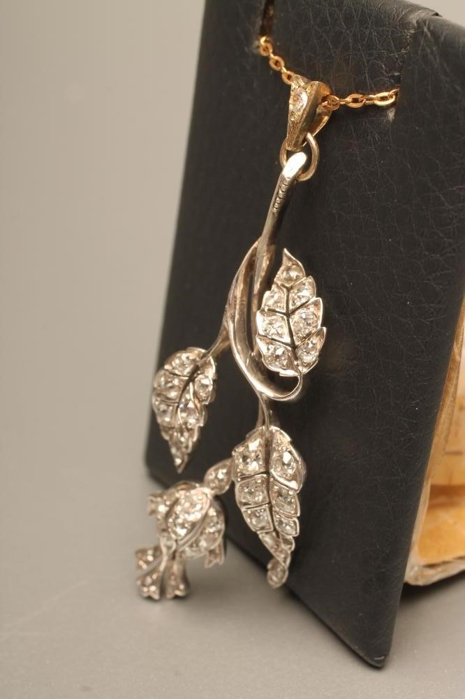 A VICTORIAN DIAMOND PENDANT Image
