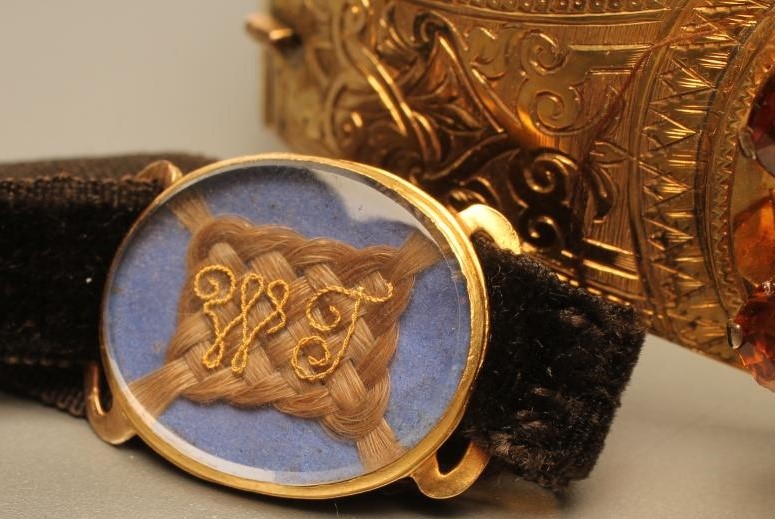 A GEORGIAN MOURNING PANEL Image