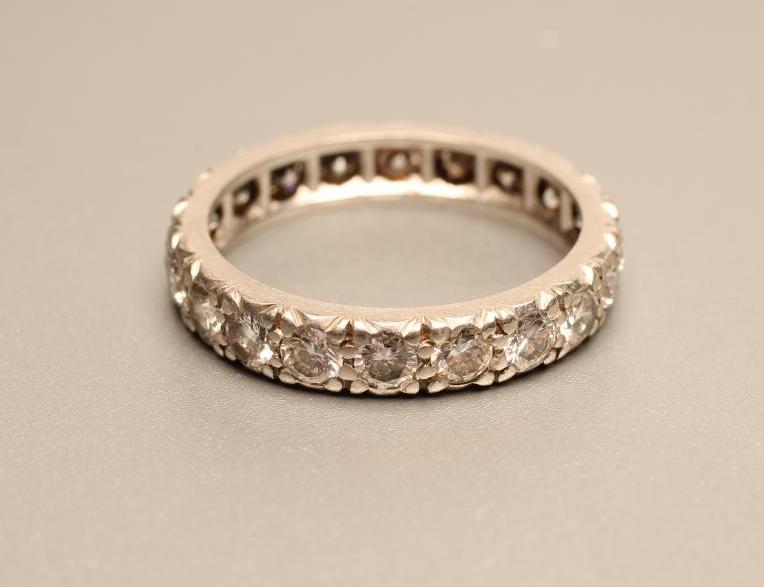 A DIAMOND ETERNITY RING Image
