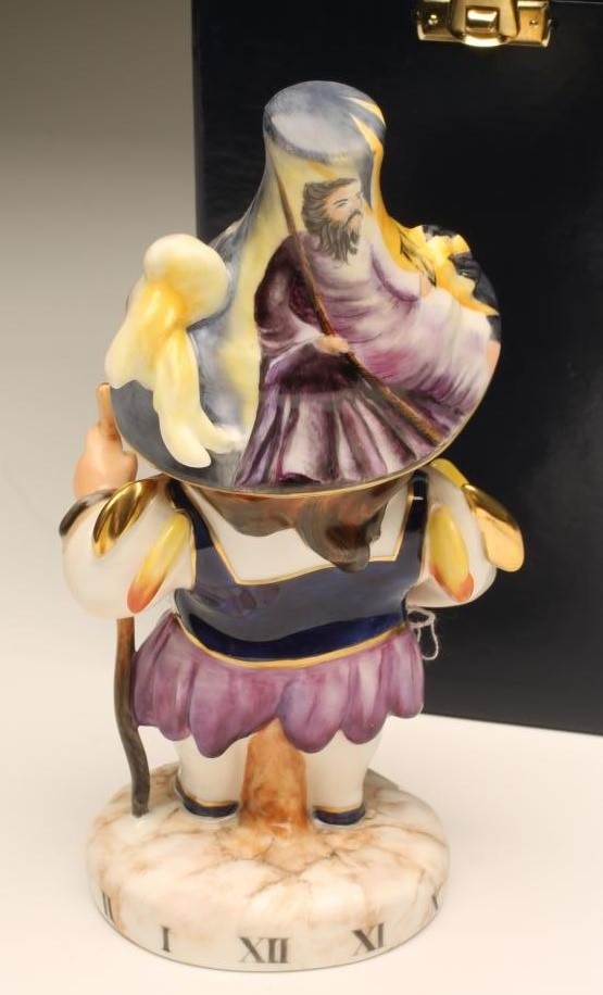 A ROYAL CROWN DERBY CHINA "LOW MILLENNIUM DWARF" Image