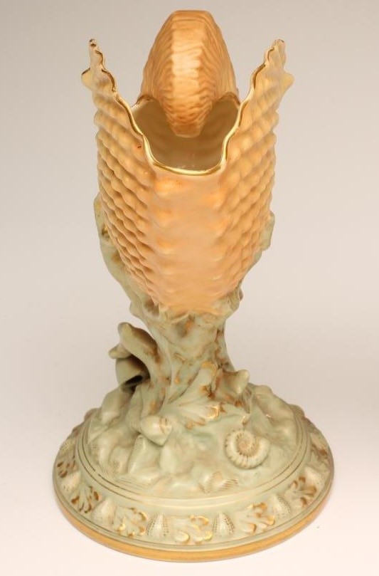 TWO ROYAL WORCESTER CHINA VASES Image