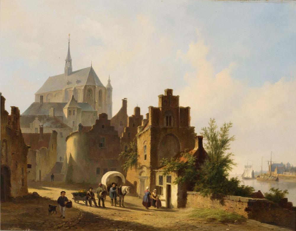 BARTHOLOMEUS JOHANNES VAN HOVE (Dutch 1790-1880) Image