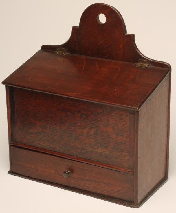 A GEORGIAN OAK CUTLERY(?) BOX Image