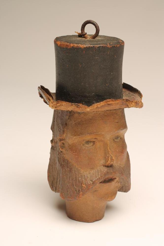 A NORTH AMERICAN DOUBLE SIDED NAIVE CARVING Image