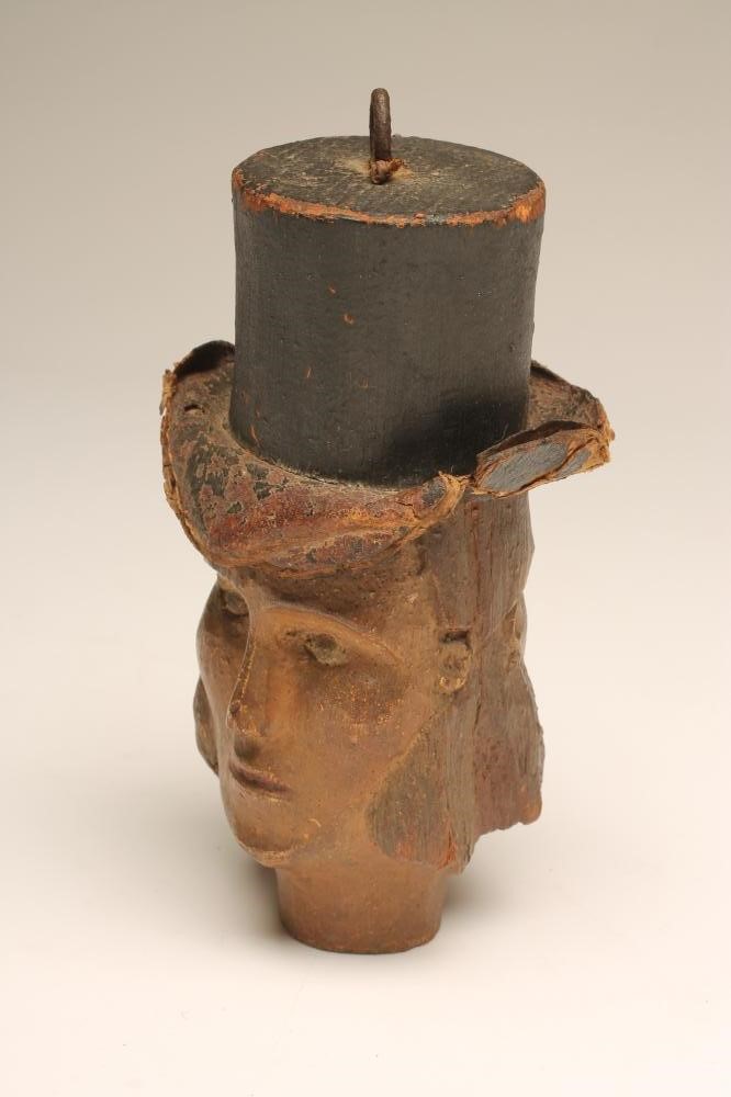 A NORTH AMERICAN DOUBLE SIDED NAIVE CARVING Image