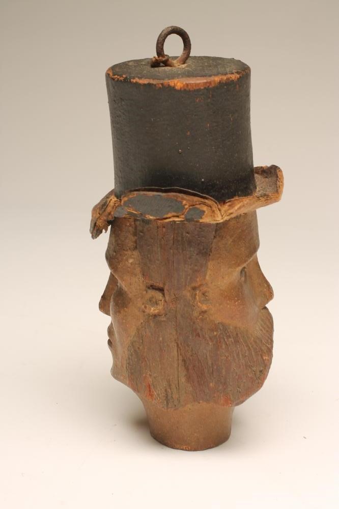 A NORTH AMERICAN DOUBLE SIDED NAIVE CARVING Image