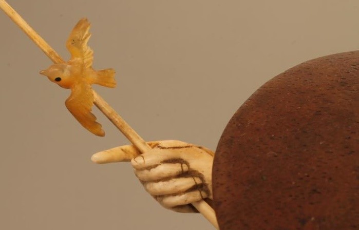 A JAPANESE IVORY OKIMONO Image