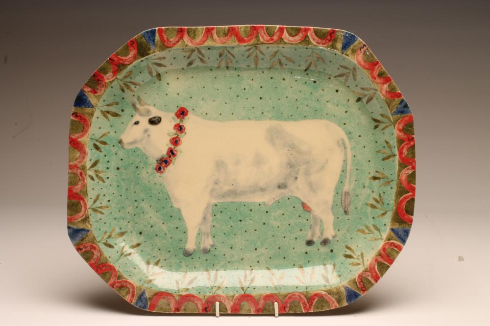 ‡A ROBINA JACK STUDIO POTTERY PLATTER Image