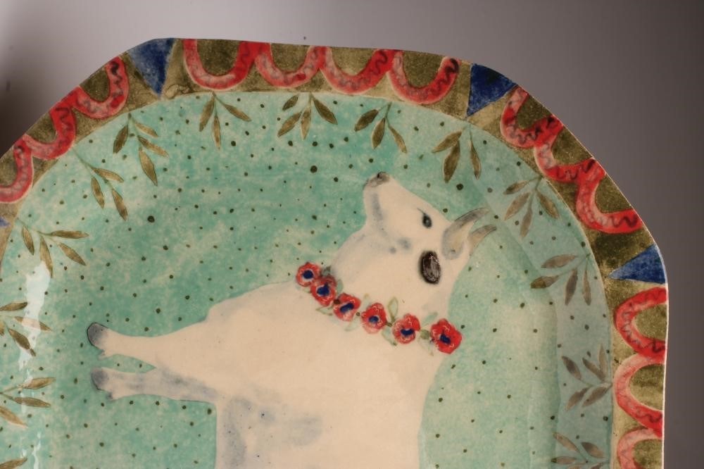 ‡A ROBINA JACK STUDIO POTTERY PLATTER Image