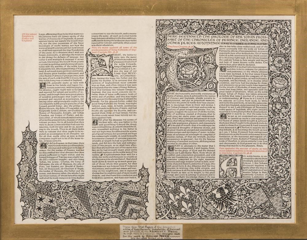 WILLIAM MORRIS AND THE KELMSCOTT PRESS Image