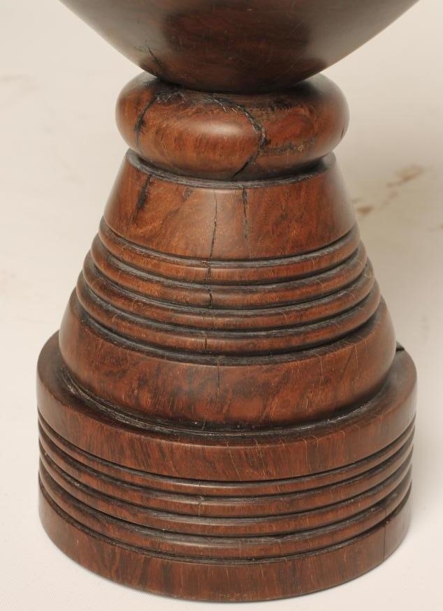 A TREEN PESTLE AND MORTAR Image