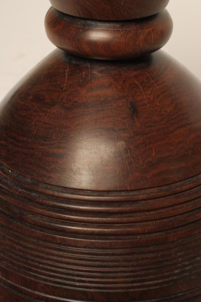 A TREEN PESTLE AND MORTAR Image