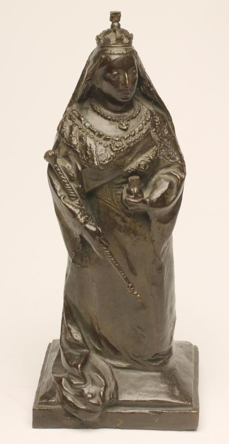 A BRONZE FIGURE OF QUEEN VICTORIA probably by Joseph Edgar Boehm (1834-1890) Image