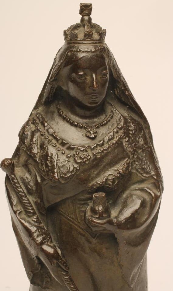 A BRONZE FIGURE OF QUEEN VICTORIA probably by Joseph Edgar Boehm (1834-1890) Image