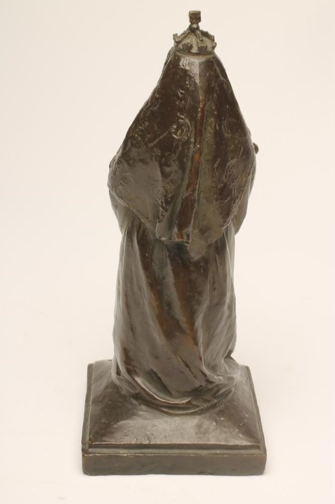 A BRONZE FIGURE OF QUEEN VICTORIA probably by Joseph Edgar Boehm (1834-1890) Image