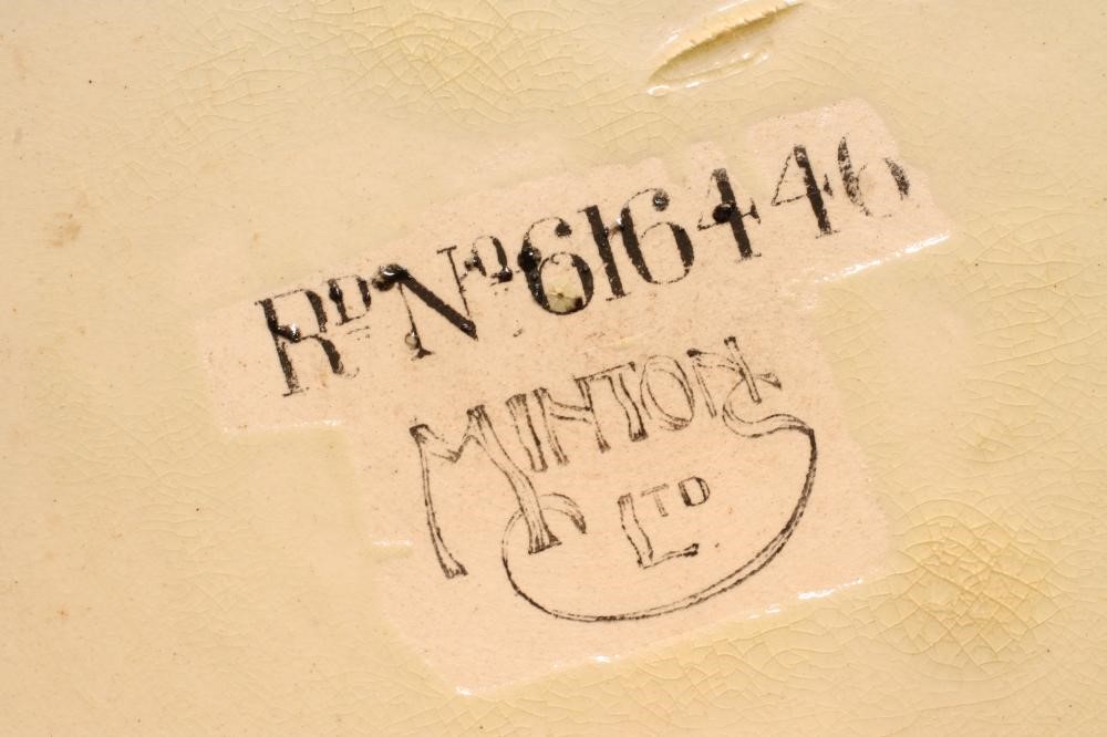 A MINTONS SECESSIONIST EARTHENWARE CACHE-POT of plain flared cylindrical form Image