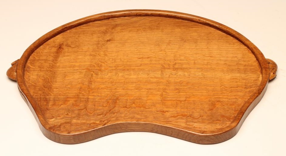 AN OAK TRAY by Robert Thompson Image