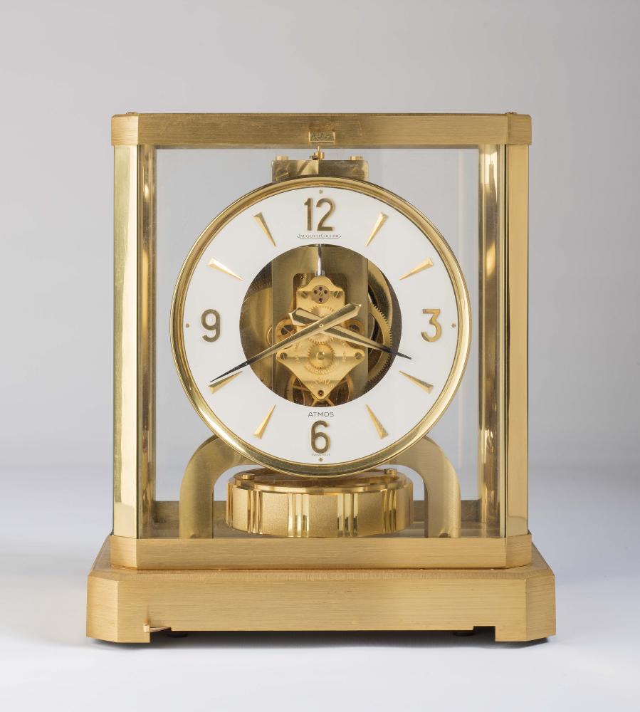 A BRASS CASED JAEGER-LECOULTRE ATMOS CLOCK Image