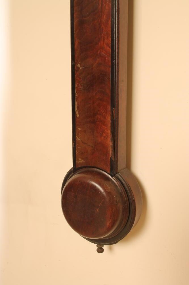 A MAHOGANY CASED STICK BAROMETER by Gilbert & Wright Image