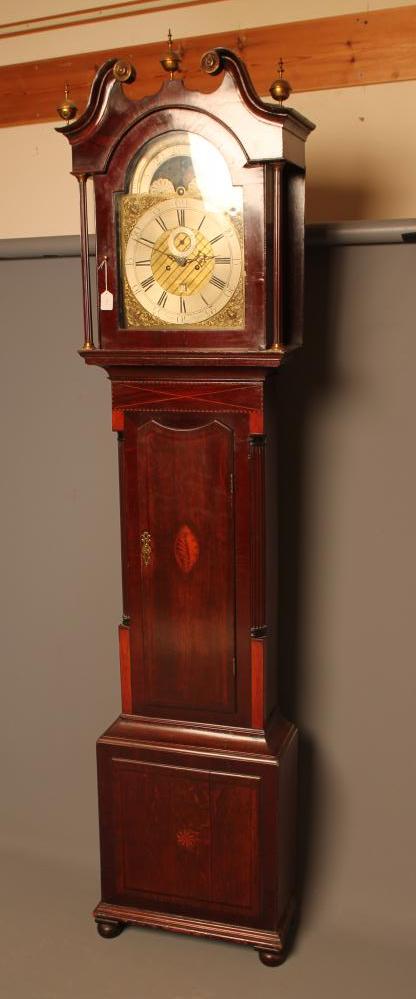 A MAHOGANY AND OAK LONGCASE by Coates of Wigan Image