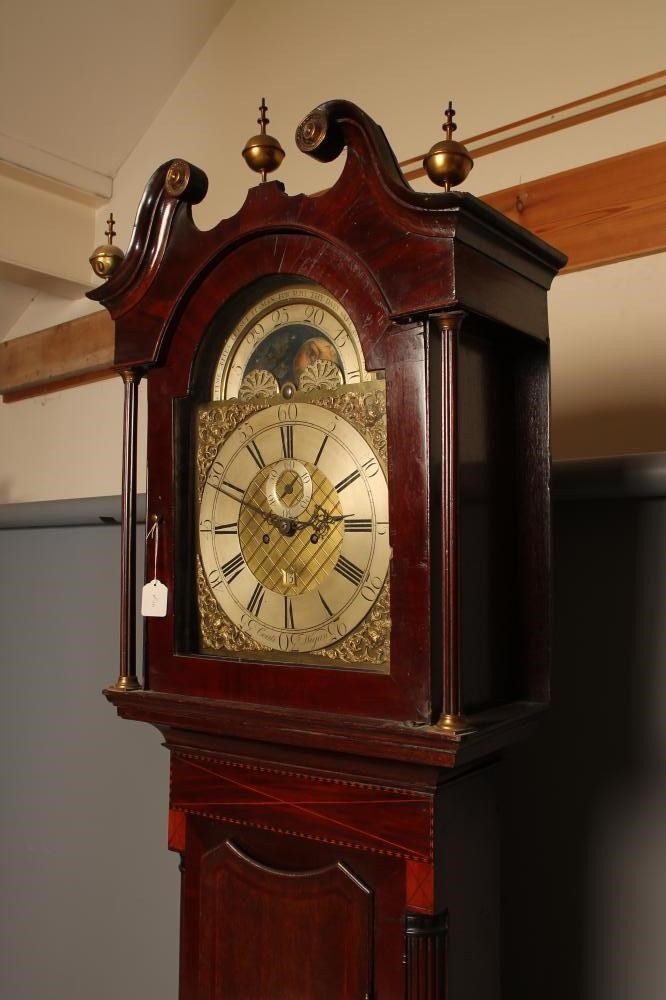 A MAHOGANY AND OAK LONGCASE by Coates of Wigan Image