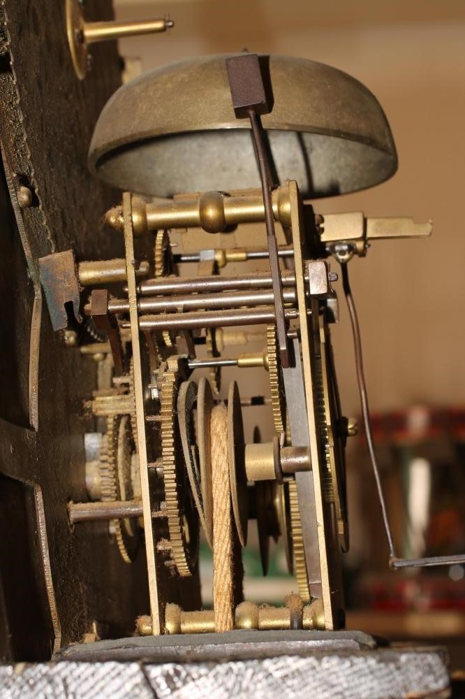 A MAHOGANY AND OAK LONGCASE by Coates of Wigan Image