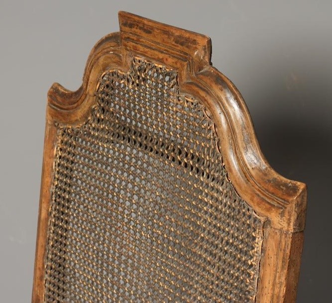 A CAROLEAN CANED BEECH ELBOW CHAIR Image