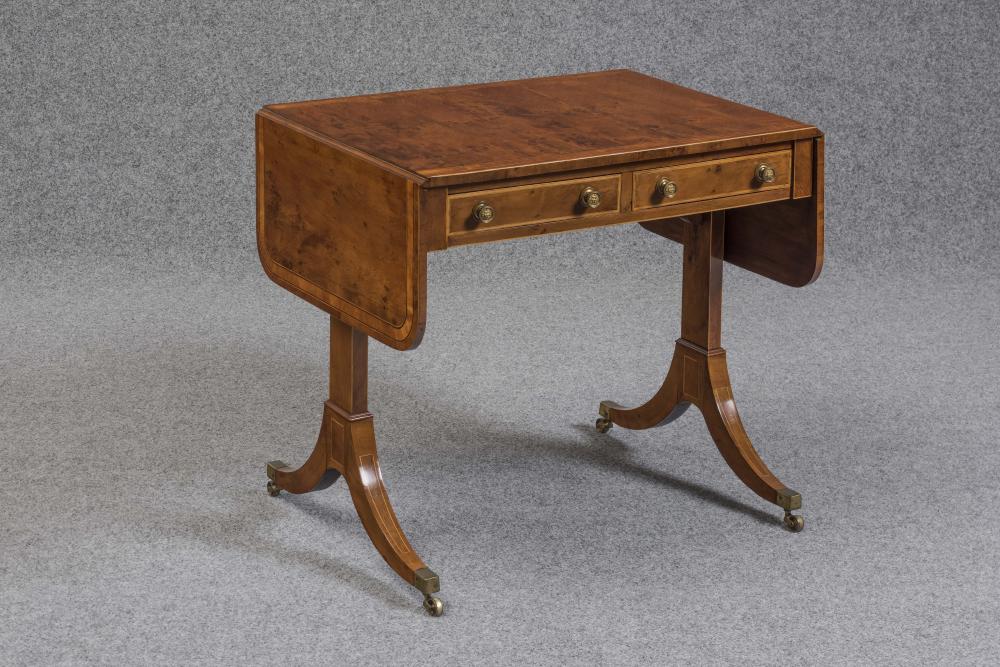 A GEORGIAN YEW SOFA TABLE Image