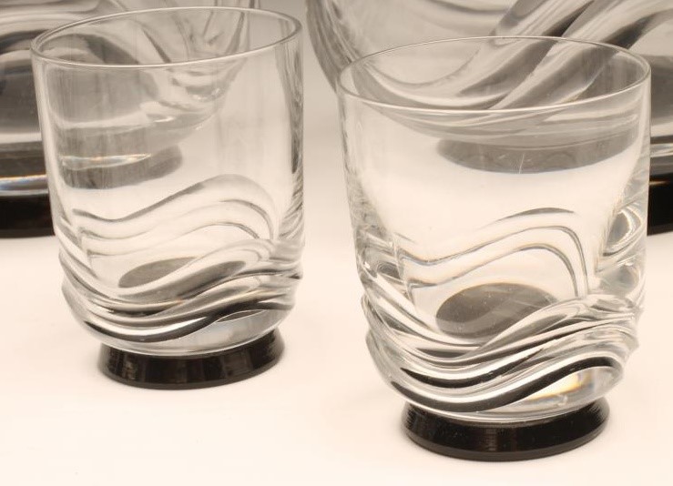 AN ORREFORS GLASS PART SUITE Image