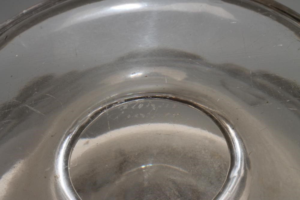 A LALIQUE CLEAR AND FROSTED GLASS VASE of baluster form on a low foot Image