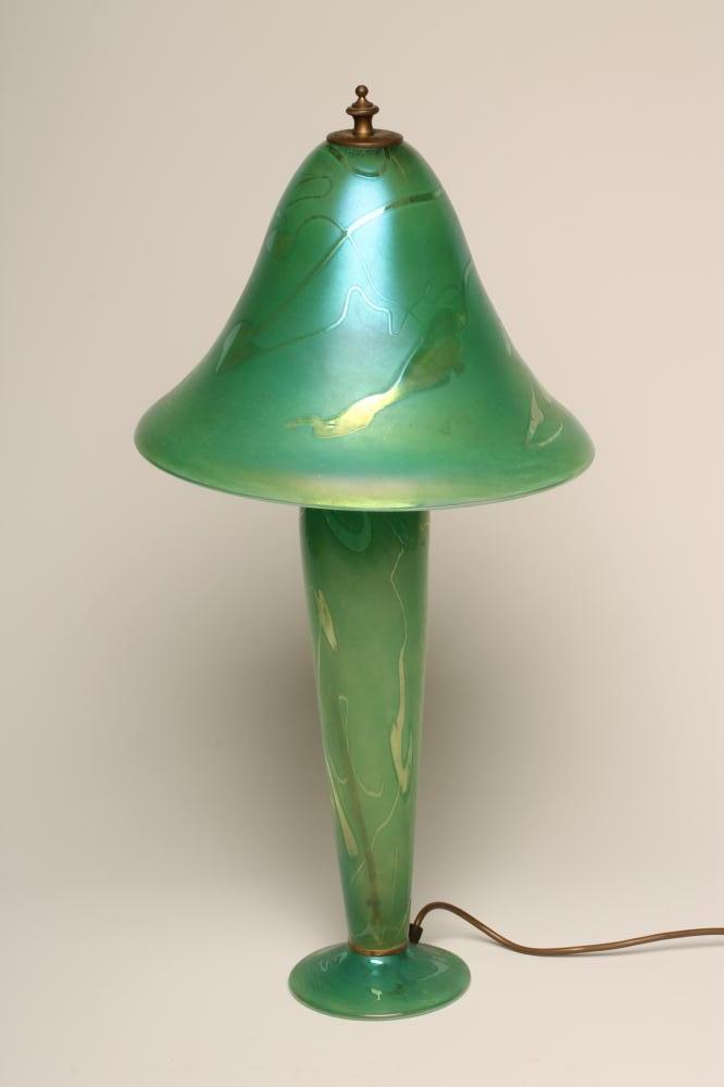J. DITCHFIELD - a glass electric table lamp base Image