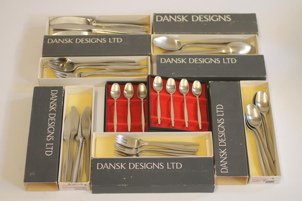 "DANSK DESIGNS" - a Finnish stainless steel table suite Image