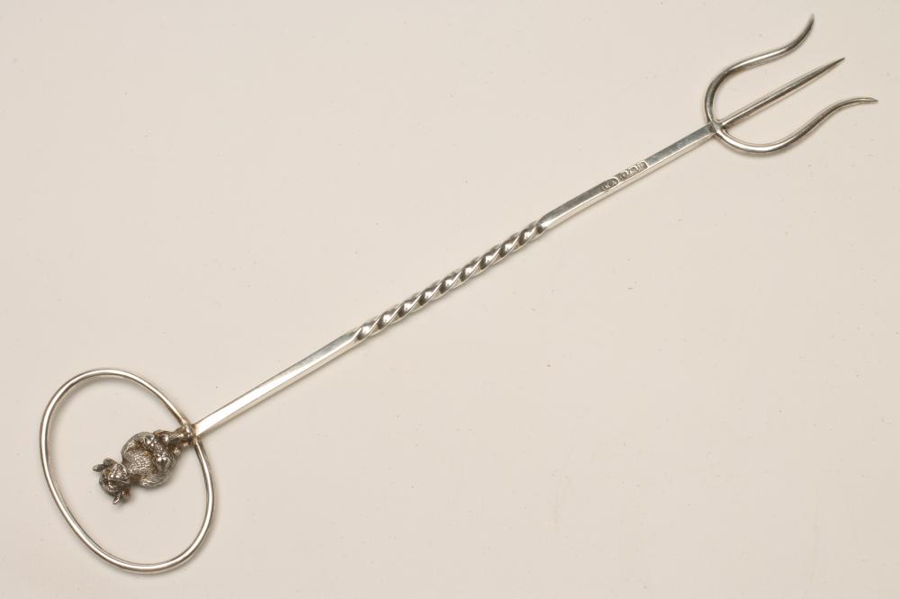 A SILVER MUFFIN FORK Image