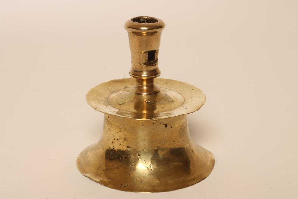 A BRASS HEEMSKIRK CANDLESTICK Image