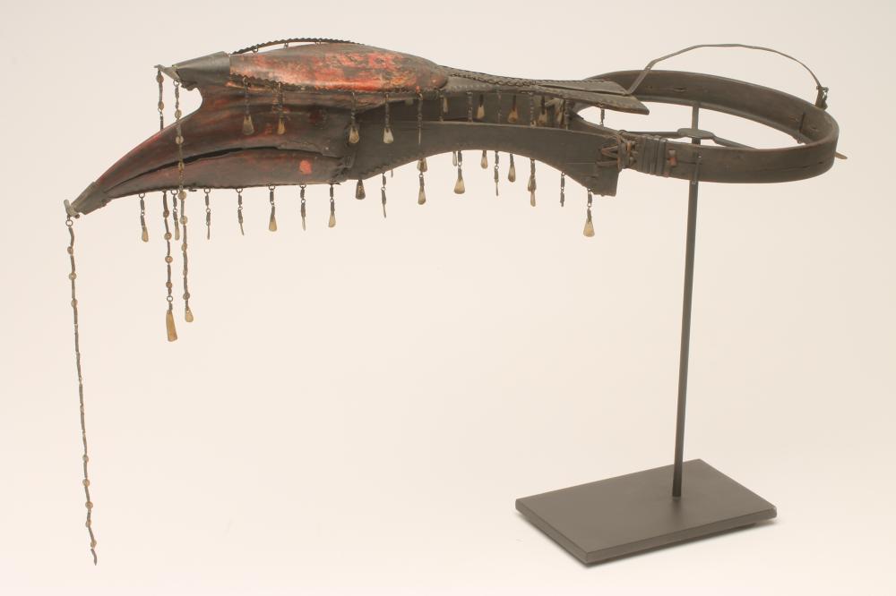 AN ILONGOT PEOPLE HORNBILL HEADDRESS Image