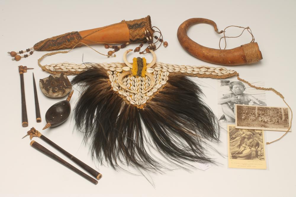 A SEPIK PEOPLE HEADDRESS FROM PAPUA NEW GUINEA Image