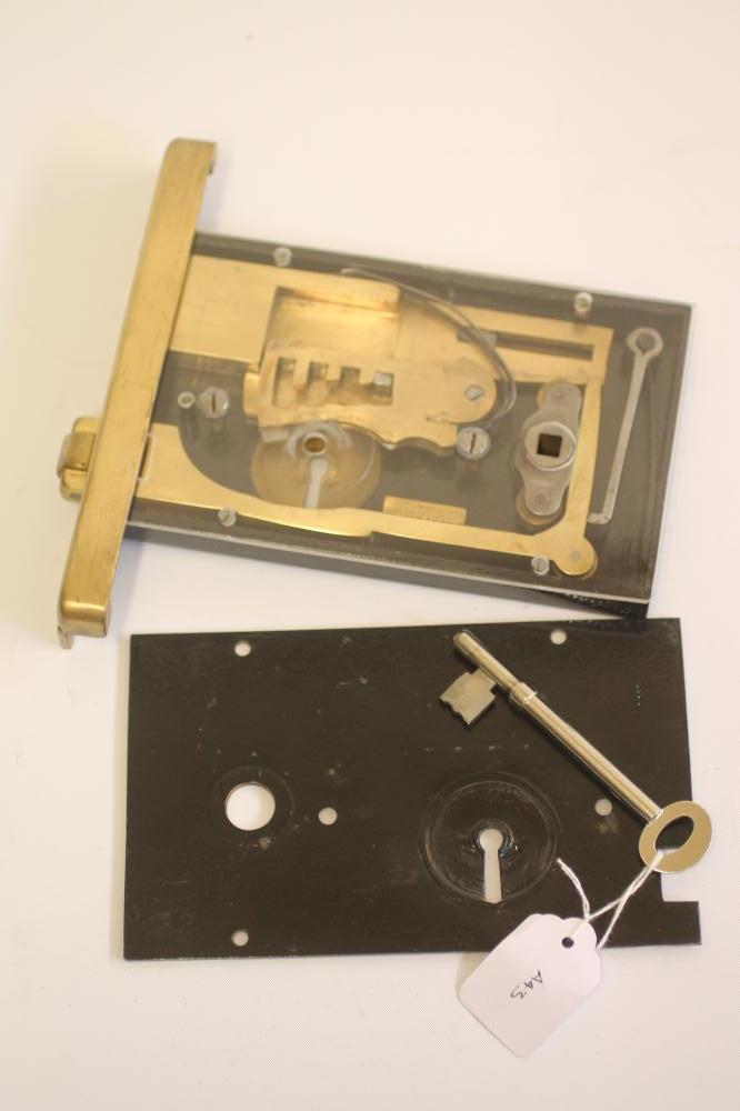 AN ELGOOD BROS. BRASS ASYLUM LOCK Image