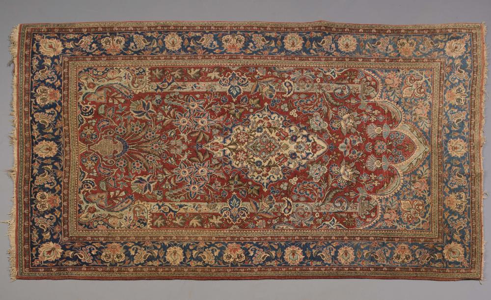 A PERSIAN PRAYER RUG Image